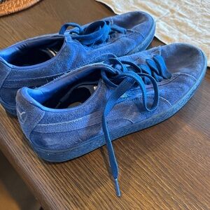 Puma Blue Suede Men's Sneakers